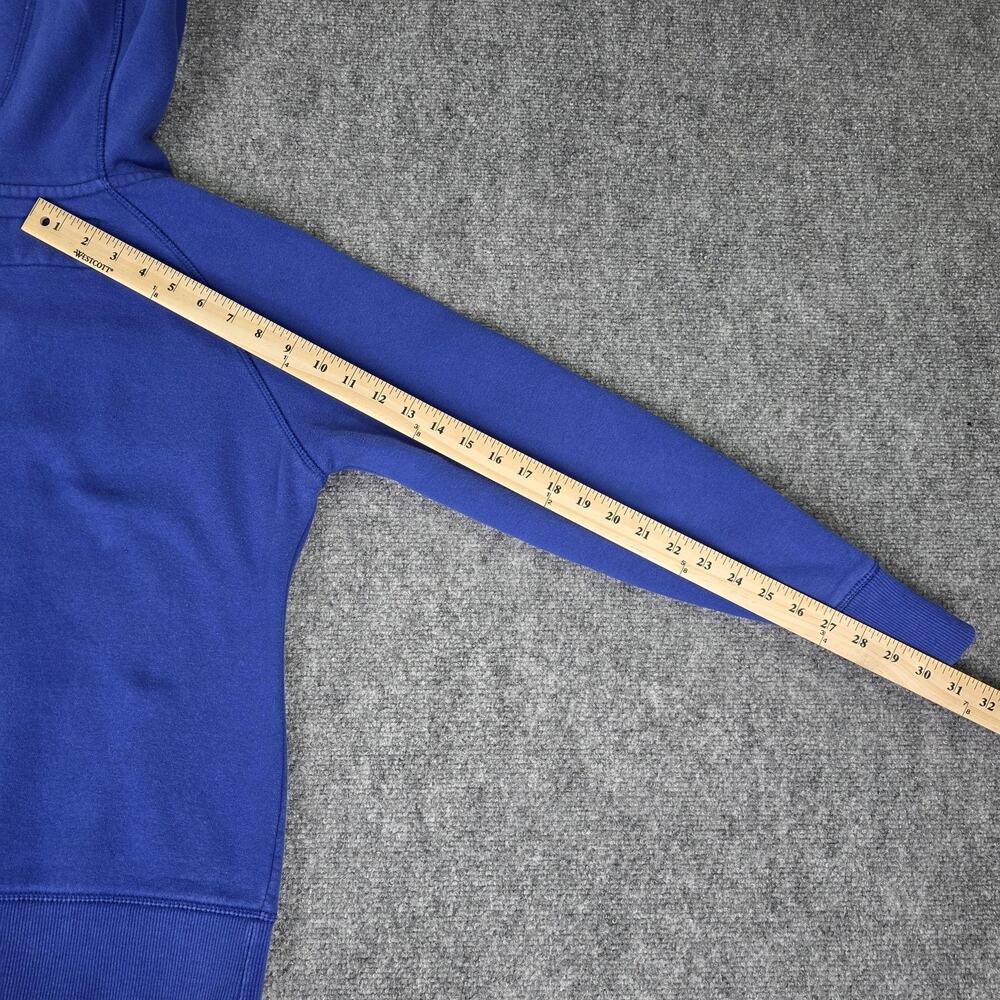 Chicago Cubs Hoodie Womens Small Blue MLB Baseball 2016 World Series Thumb Holes - Picture 8 of 16